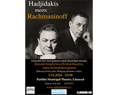 Hadjidakis meets Rachmaninoff – 1.11.2026 – tapahtuman juliste tai promokuva
