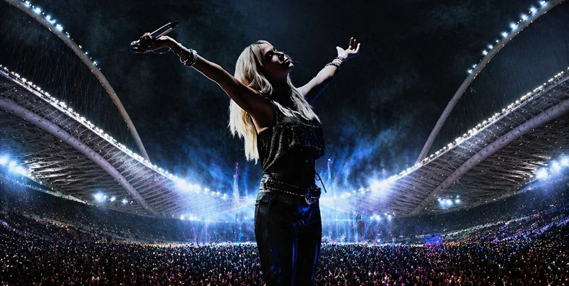 Anna Vissin OAKA-konserttiin yli 95 000 katsojaa – tuhansia Kyprokselta